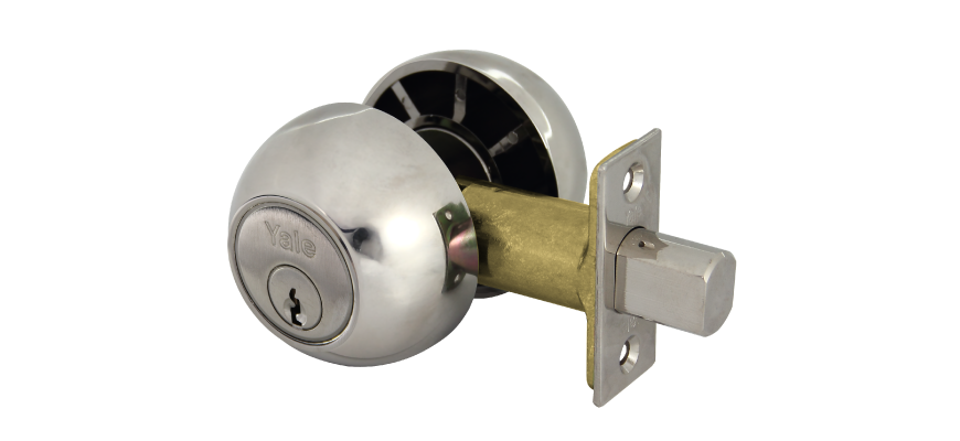 CERROJO 170 YALE Y-4080 LLAVE MARIPOSA SATINADO